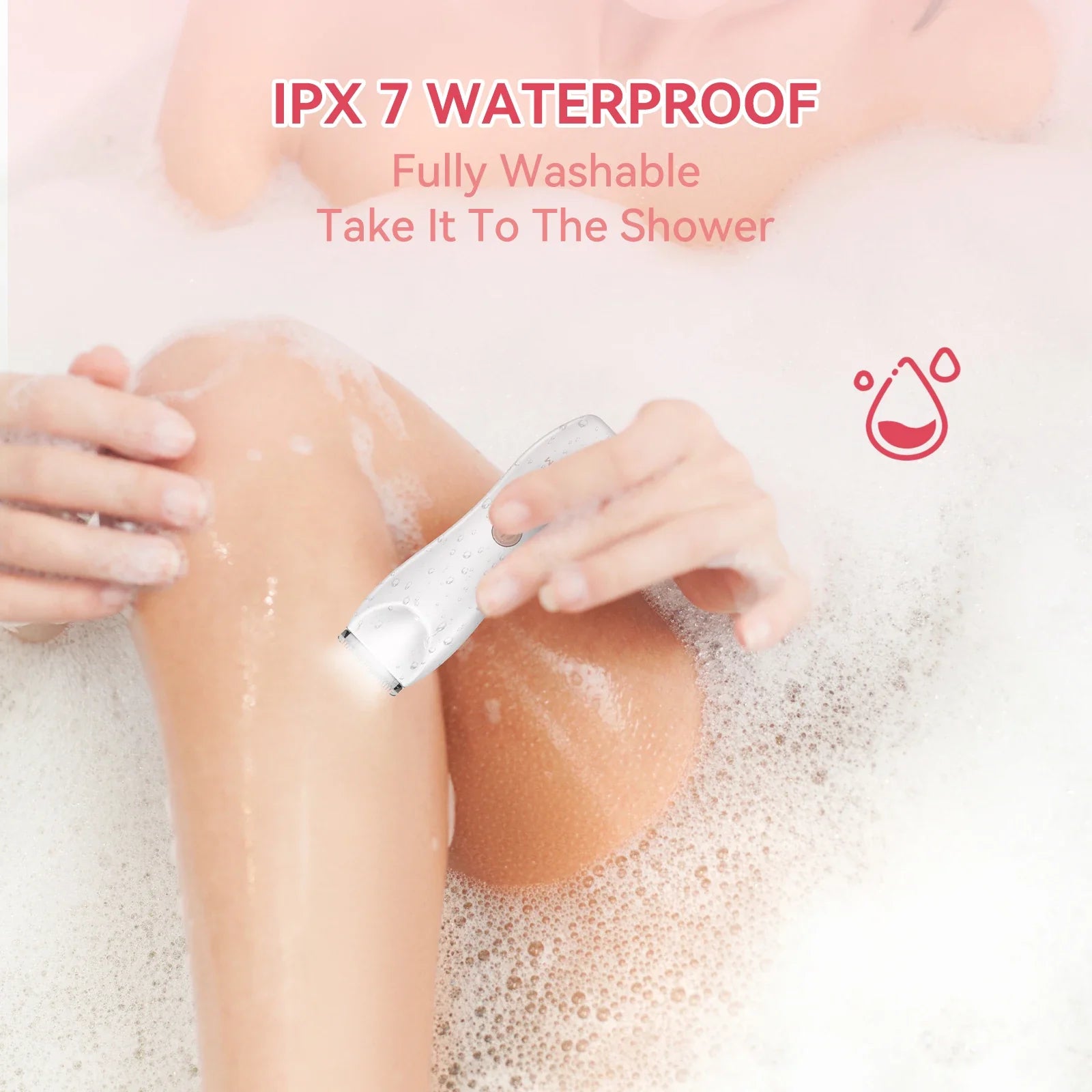 SkinTrimz Women's Body Hair Trimmer Electric Razors for Lady Face Armpit Leg Bikini Body Epilator Portable Painless Hair Remover