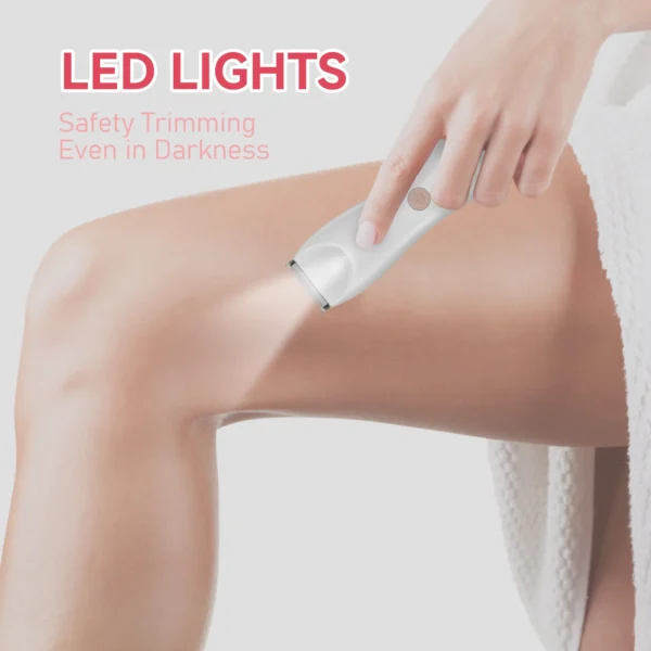 SkinTrimz Women's Body Hair Trimmer Electric Razors for Lady Face Armpit Leg Bikini Body Epilator Portable Painless Hair Remover - Image 6
